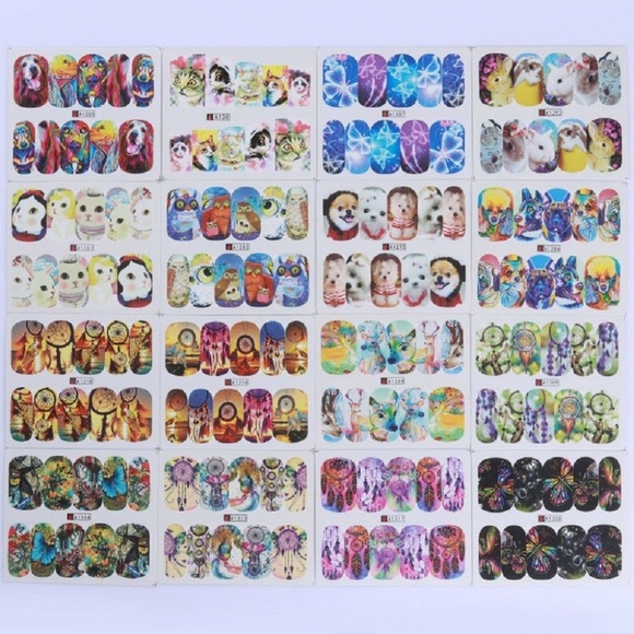 🔘5 For 25$ Adorable Nail Art Stickers - Picture 2 of 4